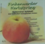 Finkenwerder Herbstprinz sortenreiner Apfelsaft 0,7 l