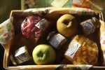 Geschenkkorb mit Senf